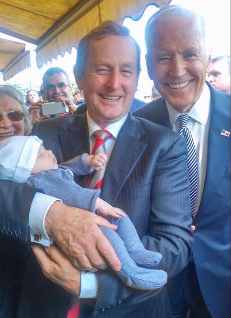 Bidens, Blewitts and lots of baby kissing