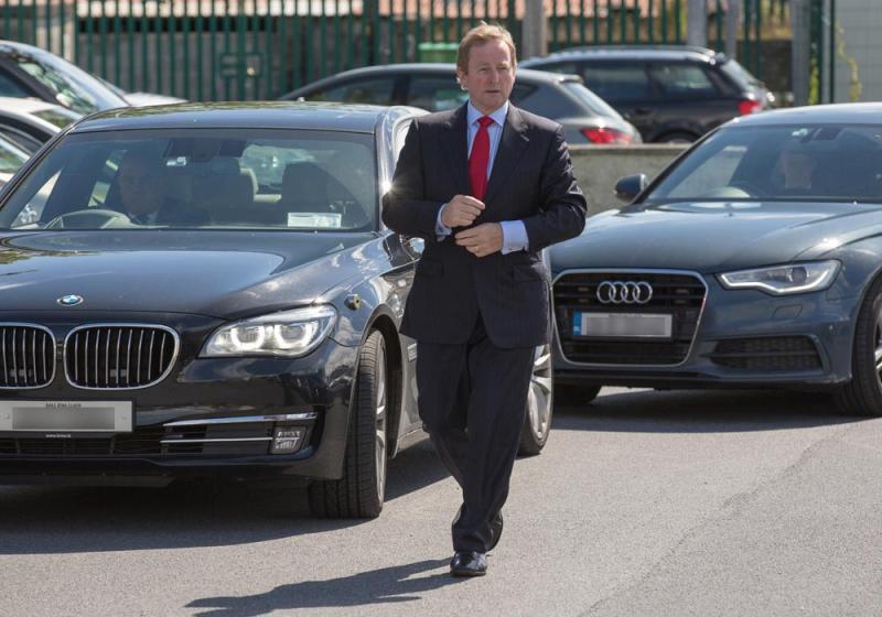 Did Enda shoot from the hip on the reunification question?