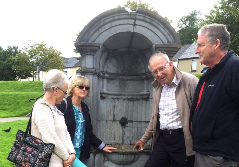 Bullet holes, botháns, Brownes and a fountain
