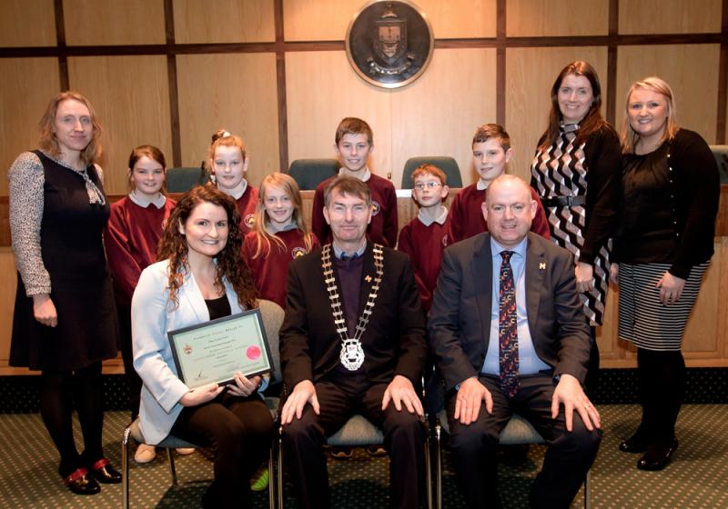 Glencorrib NS wins Best Kept School in Mayo