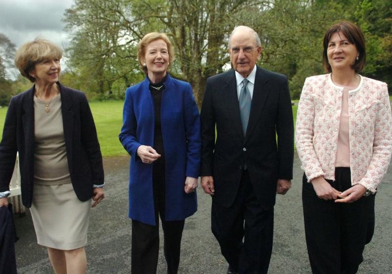 Mary Robinson confident for future of family home project