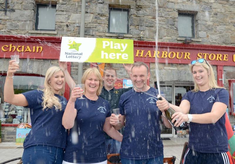 Was lucky Lotto winner cooling down with an ice-cream?