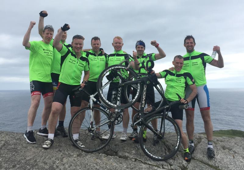 Fundraisers cycle the length of Ireland in under 24 hours