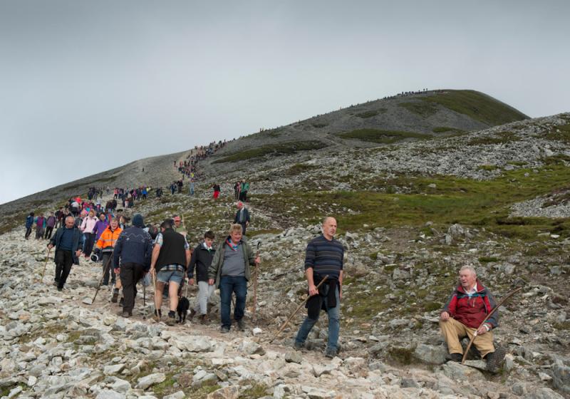 Warning for climbers on Reek Sunday