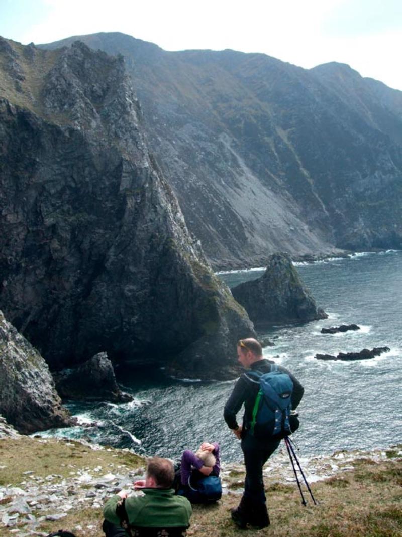 Huge chunk of Ireland’s highest sea cliffs fell into sea