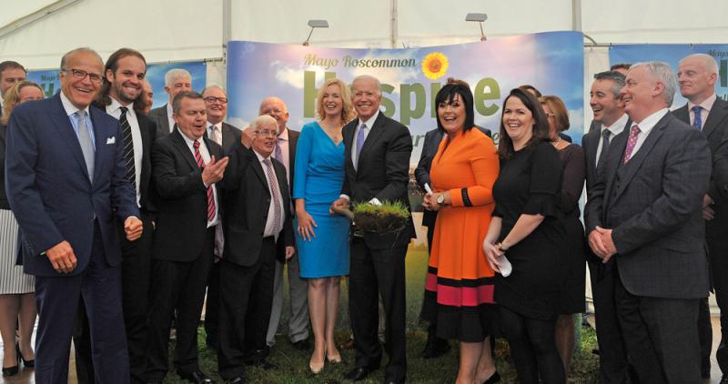 Emotional Biden turns sod on new €15m hospice facility