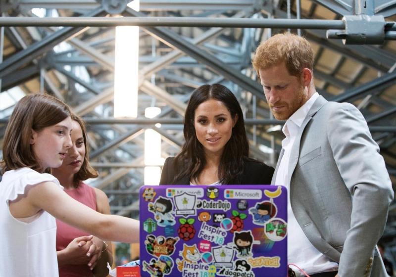 Mayos meet Meghan and Harry 