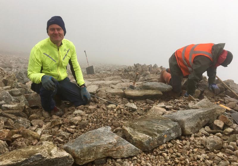 Trial Croagh Patrick path progresses