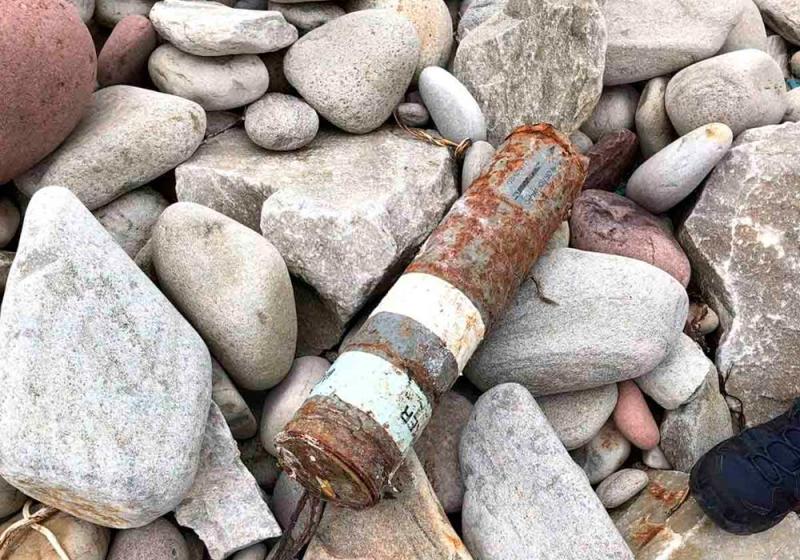 Dangerous flare found on Achill beach 