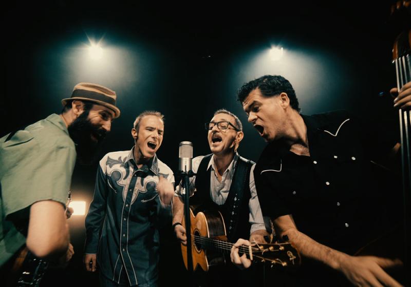 Acoustic Yard celebrates with Track Dogs