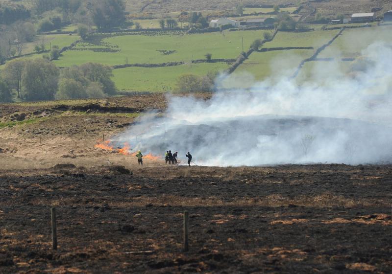 Gorse fires cause disruption and road closures