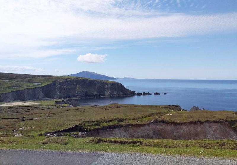 Four seasons in one day on Achill Island 