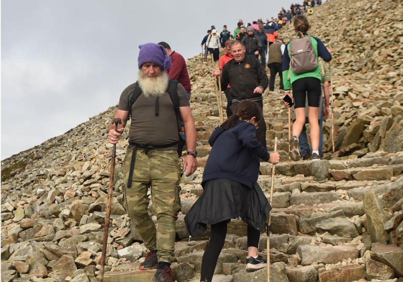 Councillor praises work on Croagh Patrick path