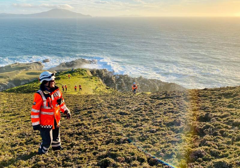 Dramatic rescue of sailors in Achill