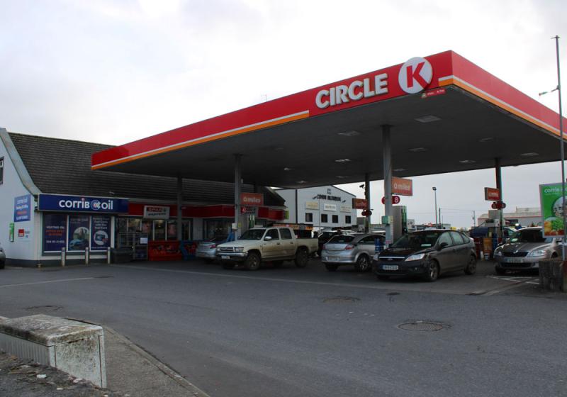 A Mayo man walked into a Corrib Oil shop while holding a machete