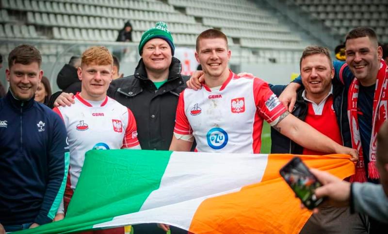 Westport rugby star lines out for Poland