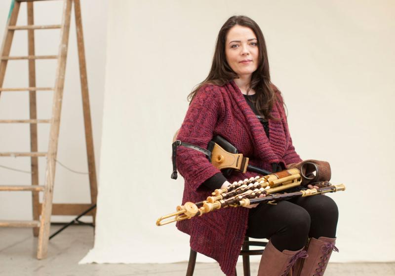 Mayock joins women pipers for musical first