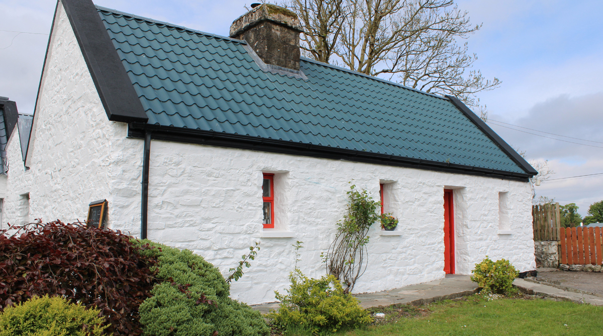 WONDERFUL GIFT The traditional stone cottage that was left by Mary Moran to the local community in Ballintubber.