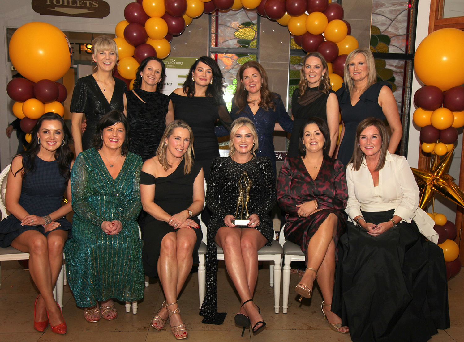 Pictured at the Ballinrobe GAA and LGFA Dinner Dance held at the Castlecourt Hotel were members of the Mothers and Others team.