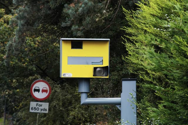 A static speed camera